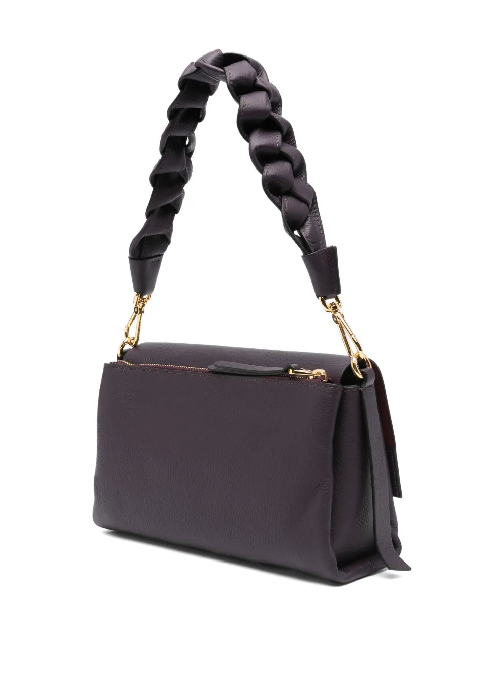 Coccinelle Boheme Leather Shoulder Bag — Same as shown — Size One Size — Back View