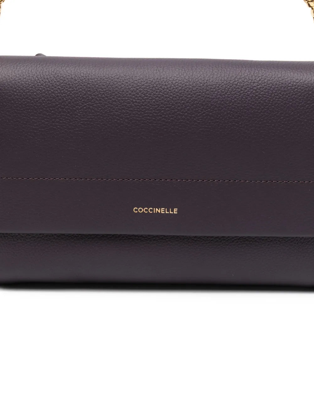 Coccinelle Boheme Leather Shoulder Bag — Same as shown — Size One Size — Top View