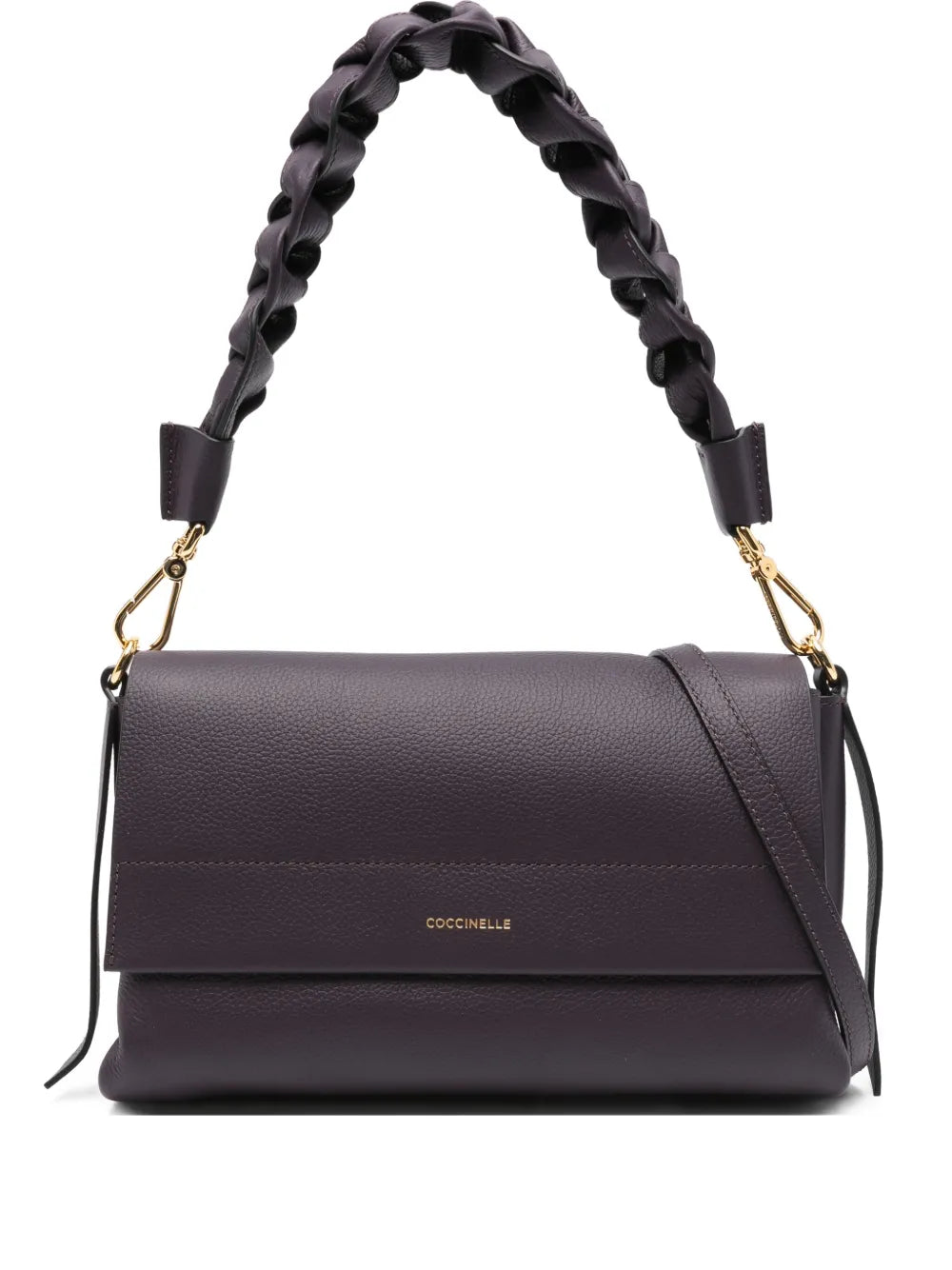 Coccinelle Boheme Leather Shoulder Bag — Same as shown — Size One Size — Front View