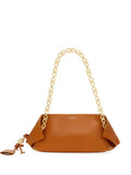 Ferragamo Small Folded Chain Strap Shoulder Bag — Same as shown — Size One Size — Front View