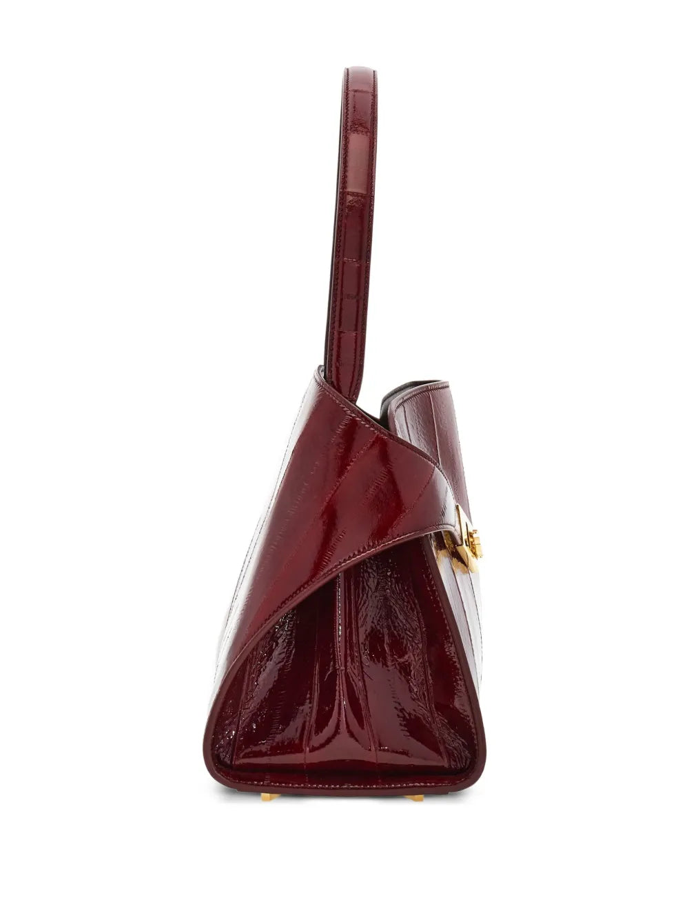 Ferragamo Medium Hug Eel Skin Shoulder Bag — Same as shown — Size One Size — Back View