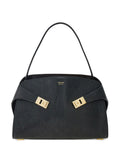 Ferragamo Medium Hug Leather Shoulder Bag — Same as shown — Size One Size — Front View