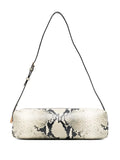 Khaite Snakeskin Cylindrical Shoulder Bag — Same as shown — Size One Size — Front View