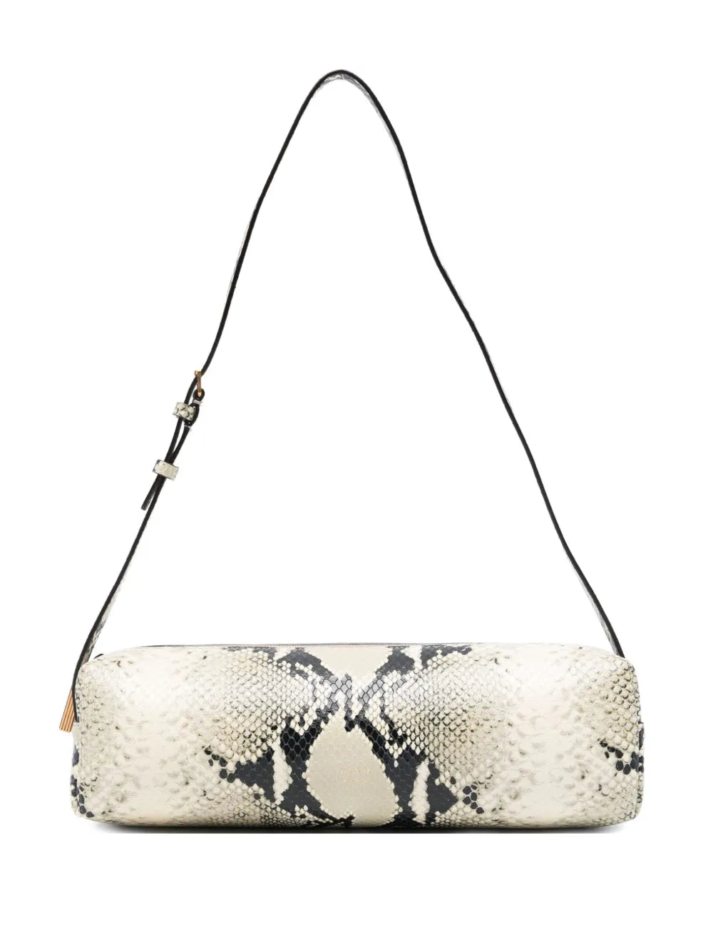 Khaite Snakeskin Cylindrical Shoulder Bag — Same as shown — Size One Size — Front View