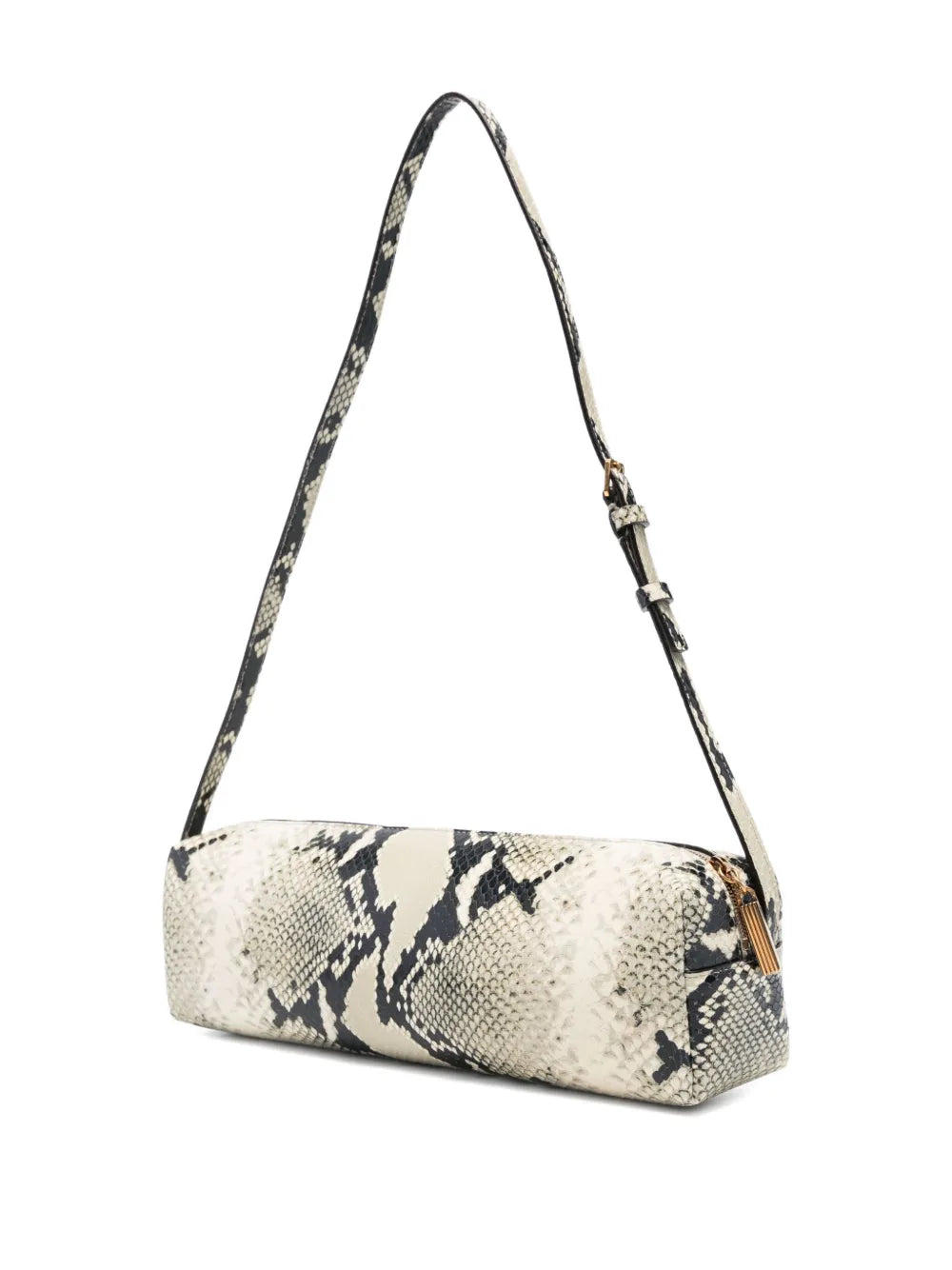 Khaite Snakeskin Cylindrical Shoulder Bag — Same as shown — Size One Size — Back View