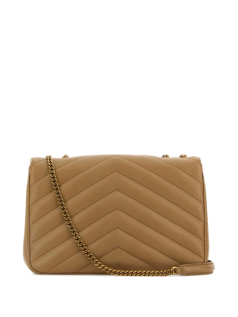Saint Laurent Lou Lou Quilted Chain Shoulder Bag — Same as shown — Size One Size — Side View