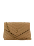 Saint Laurent Lou Lou Quilted Chain Shoulder Bag — Same as shown — Size One Size — Front View