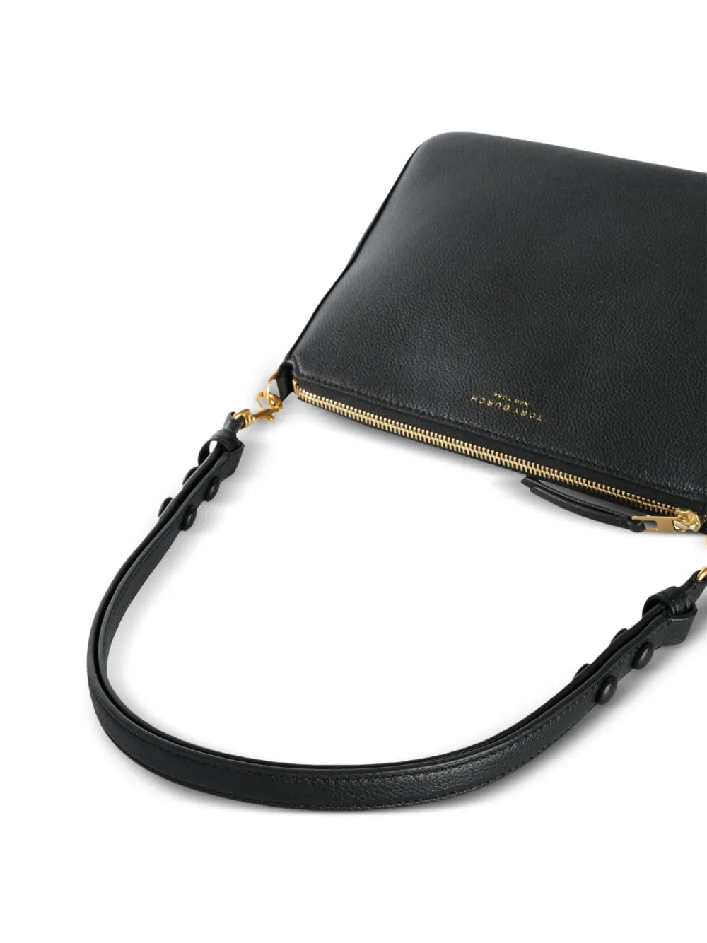 Tory Burch Perry Zip Top Leather Shoulder Bag — Same as shown — Size One Size — Back View