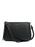 Tory Burch Perry Zip Top Leather Shoulder Bag — Same as shown — Size One Size — Front View