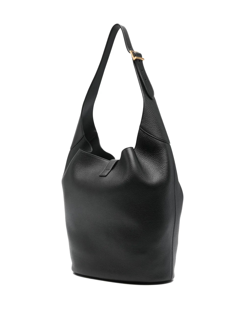 Saint Laurent Logo Plaque Shoulder Bag — Same as shown — Size One Size — Back View