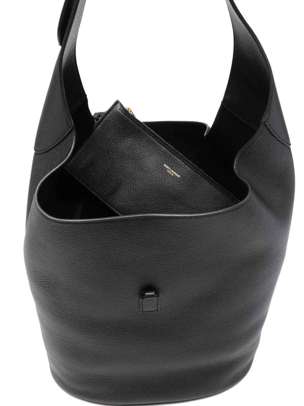 Saint Laurent Logo Plaque Shoulder Bag — Same as shown — Size One Size — Detail View
