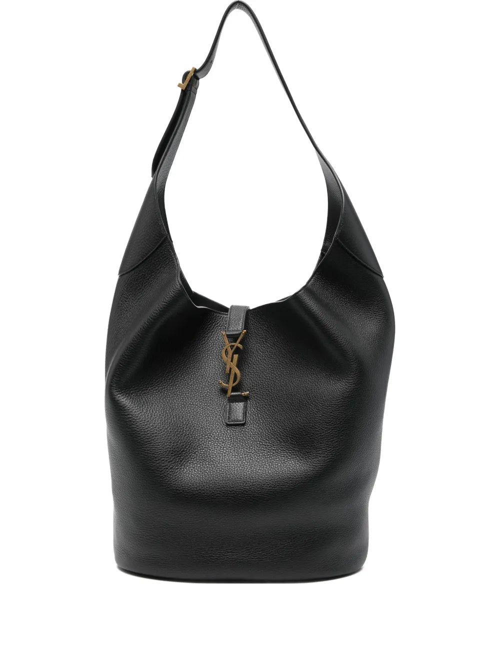 Saint Laurent Logo Plaque Shoulder Bag — Same as shown — Size One Size — Front View