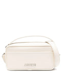 Jacquemus The Banet Logo Plaque Leather Shoulder Bag — Same as shown — Size One Size — Front View