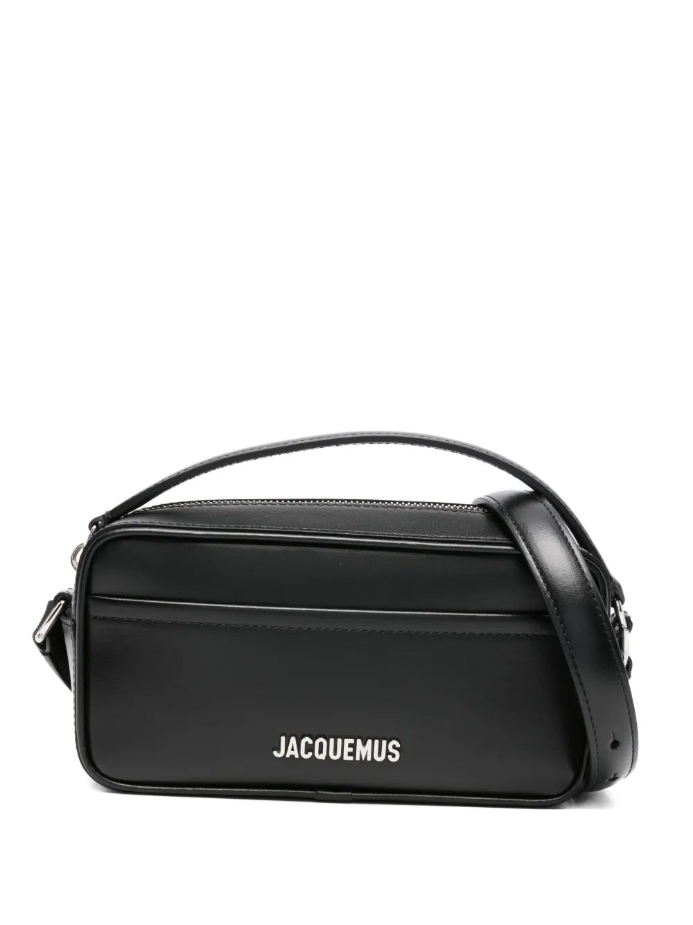 Jacquemus The Banet Leather Top Handle Shoulder Bag — Same as shown — Size One Size — Front View