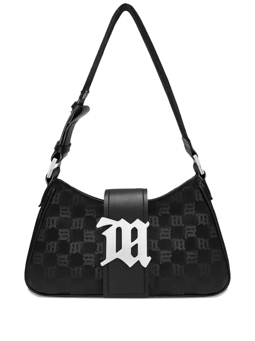 Misbhv Medium Monogram Detail Shoulder Bag — Same as shown — Size One Size — Front View