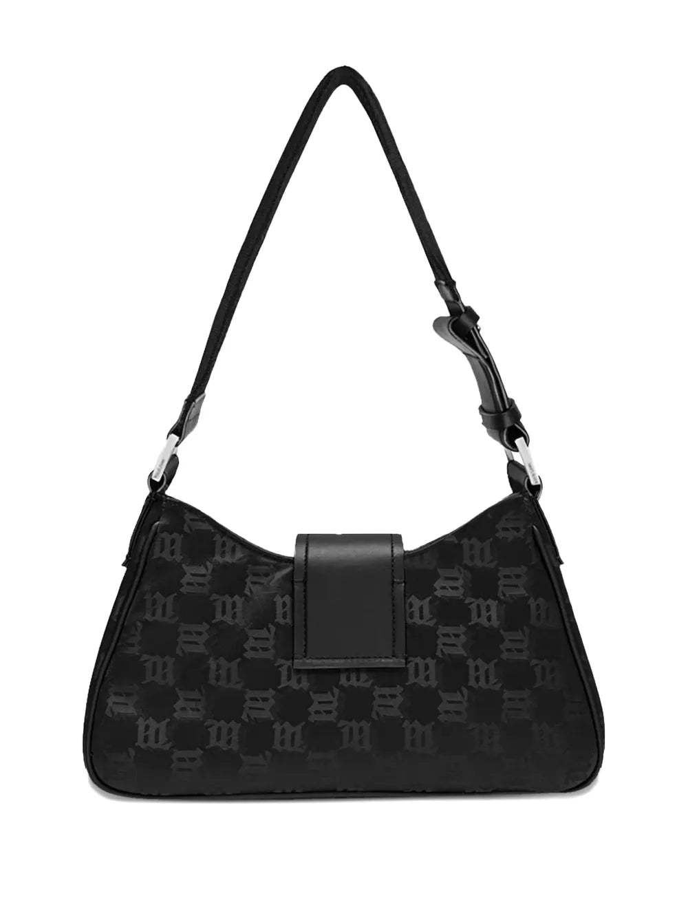 Misbhv Medium Monogram Detail Shoulder Bag — Same as shown — Size One Size — Back View