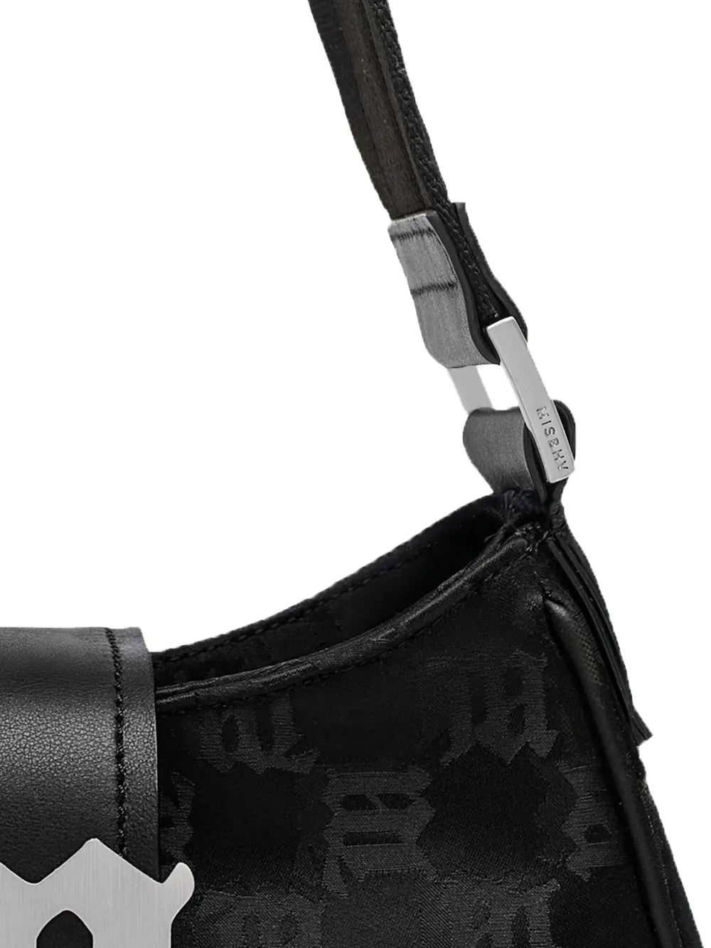 Misbhv Medium Monogram Detail Shoulder Bag — Same as shown — Size One Size — Top View