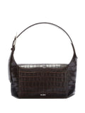 The Attico 77 Crocodile Effect Shoulder Bag — Same as shown — Size One Size — Front View