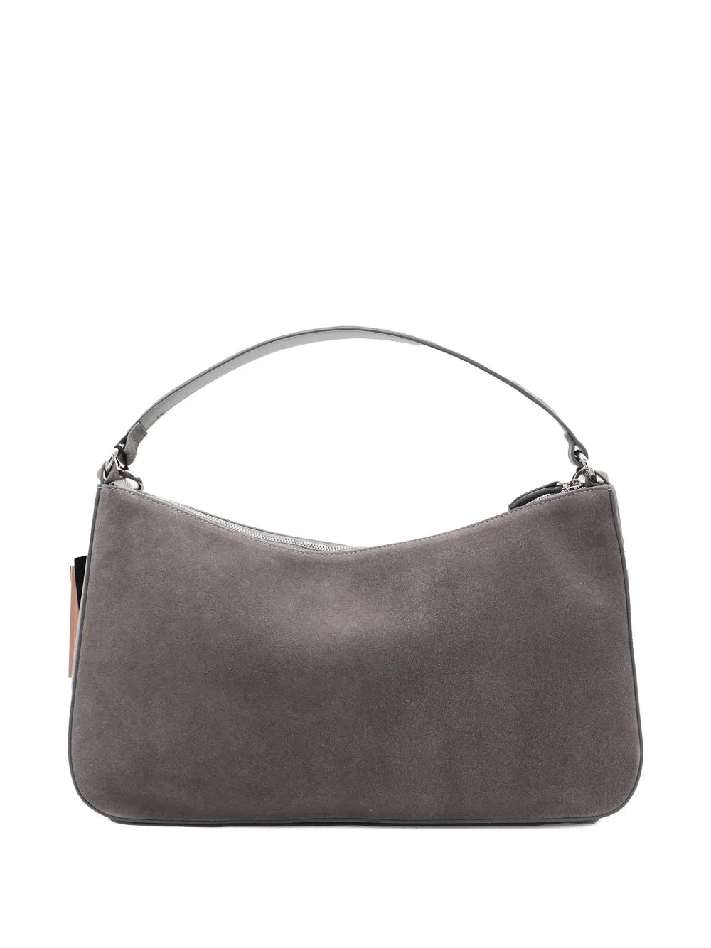 Twinset Liliane Chain Embellished Suede Shoulder Bag — Same as shown — Size One Size — Side View