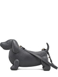Thom Browne Hector Pebble Grain Leather Shoulder Bag — Same as shown — Size One Size — Front View