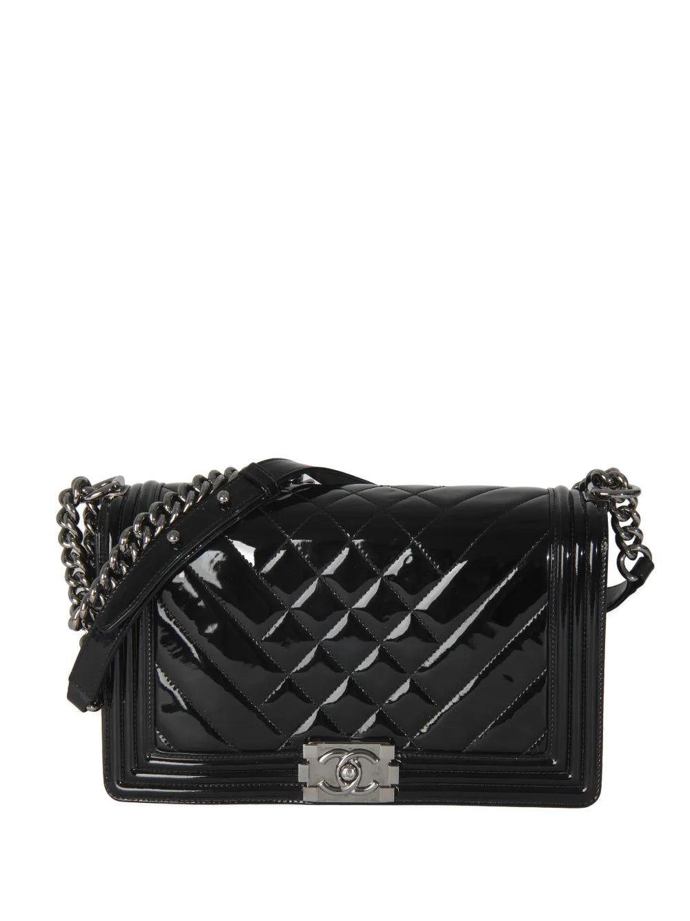 Chanel Pre Owned 2011 Medium Old Boy Shoulder Bag — Same as shown — Size One Size — Front View