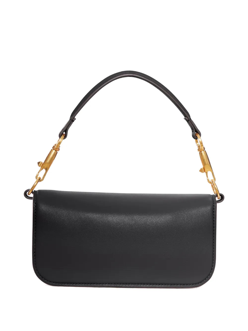 Valentino Garavani Vlogo Embellished Clasp Leather Shoulder Bag — Same as shown — Size One Size — Side View
