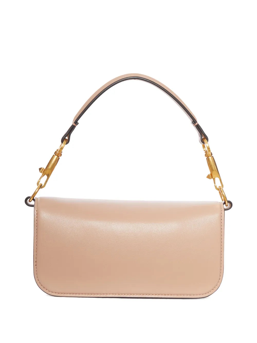 Valentino Garavani Vlogo Pearl Embellished Leather Shoulder Bag — Same as shown — Size One Size — Side View