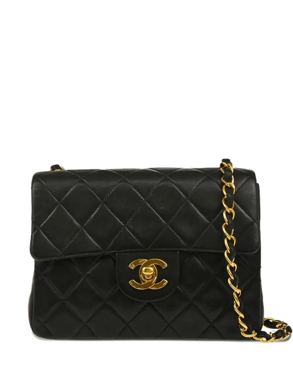 Chanel Pre Owned 1997 Mini Square Classic Flap Shoulder Bag — Same as shown — Size One Size — Front View