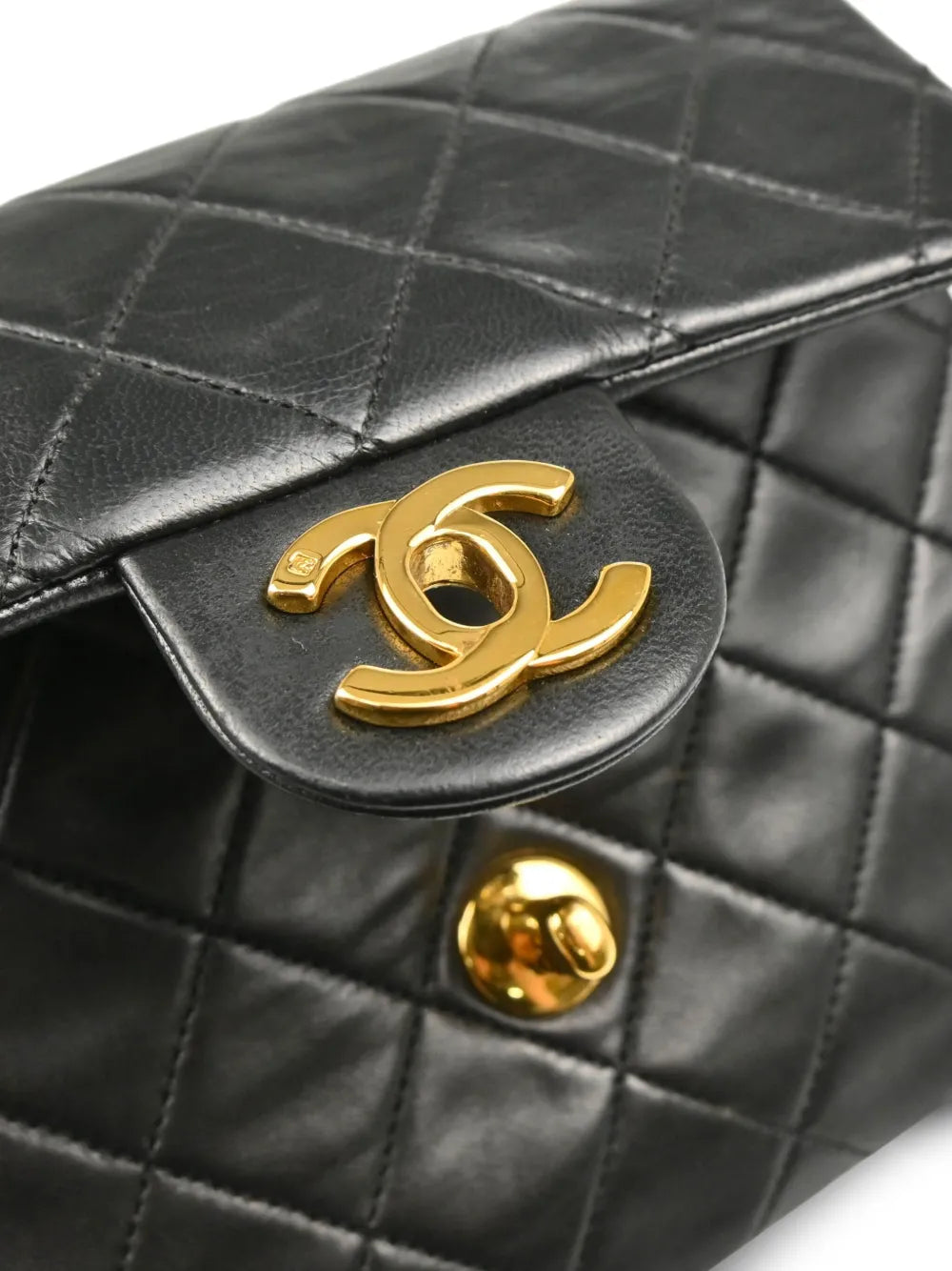 Chanel Pre Owned 1990 Mini Classic Flap Shoulder Bag — Same as shown — Size One Size — Detail View