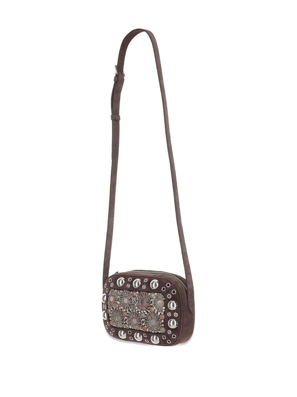 Valentino Garavani Nellcote Mirror Embellished Stud Detailed Shoulder Bag — Same as shown — Size One Size — Side View