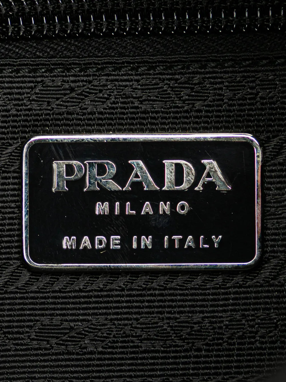 Prada Pre Owned 2000 2013 Tessuto Chain Shoulder Bag — Same as shown — Size One Size — Lifestyle View