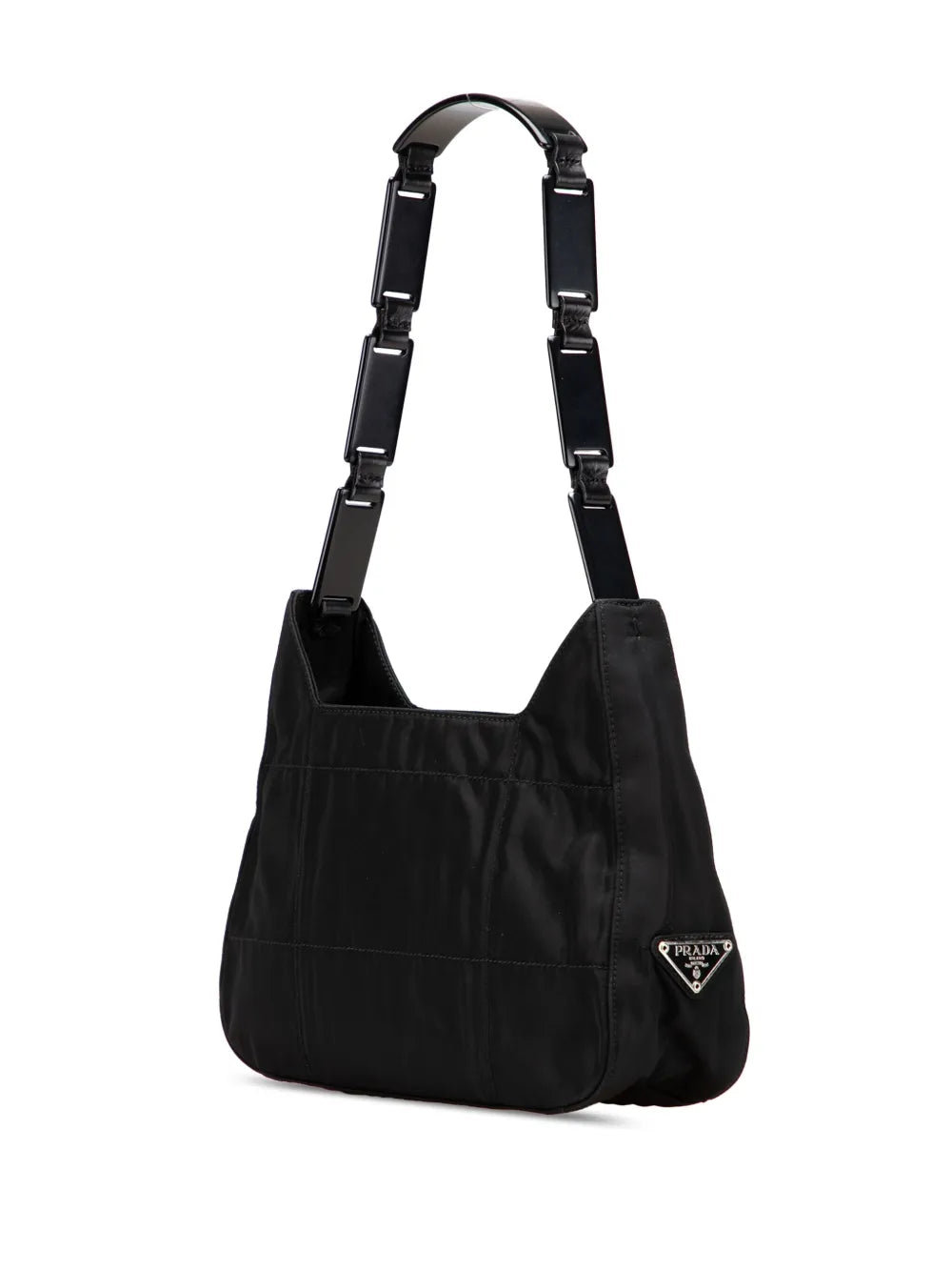 Prada Pre Owned 2000 2013 Tessuto Chain Shoulder Bag — Same as shown — Size One Size — Back View
