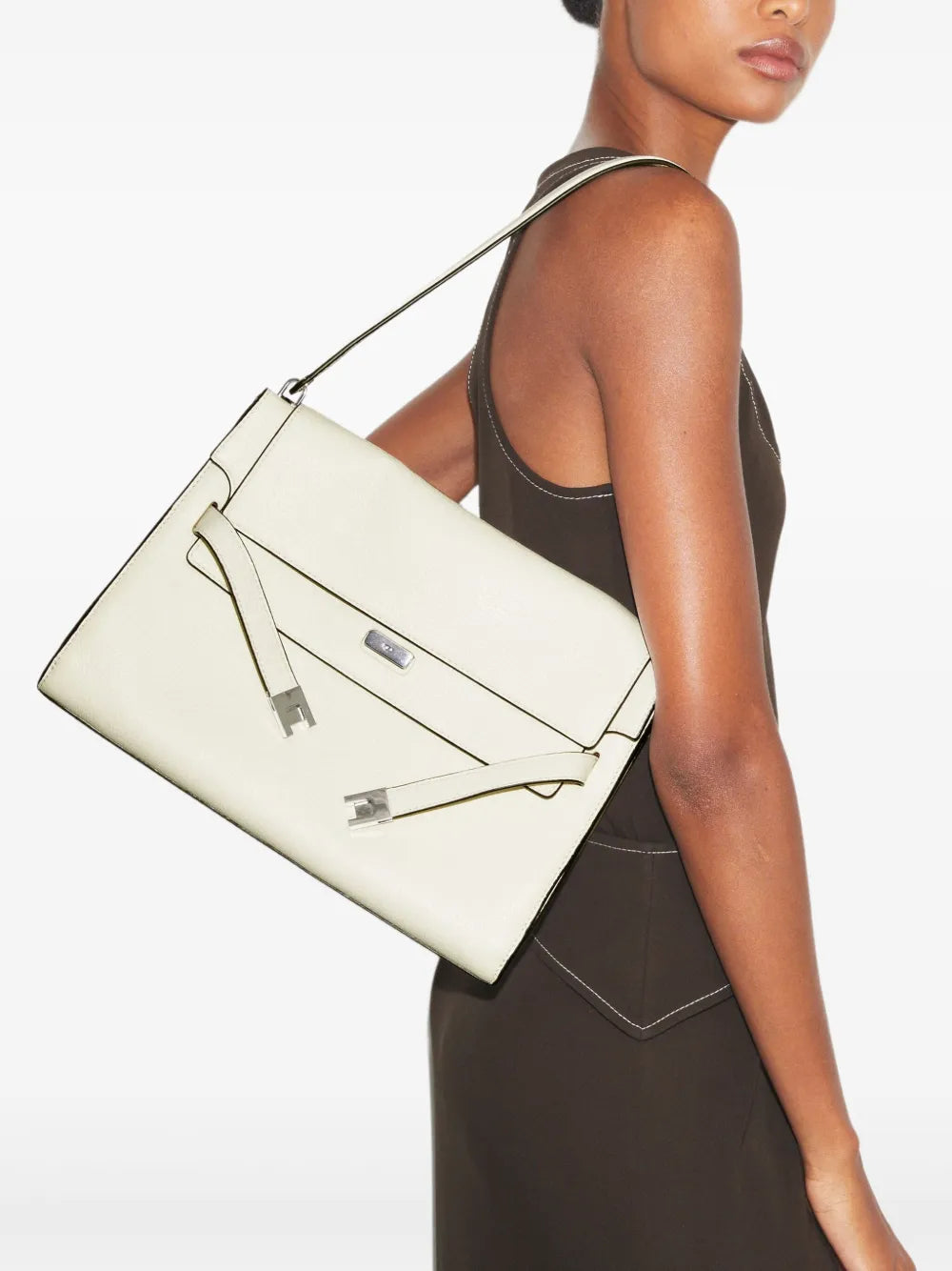 Tory Burch Lee Radziwill Shoulder Bag — Same as shown — Size One Size — Side View