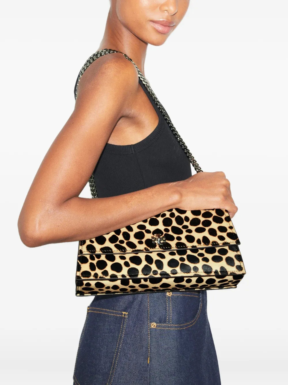 Tory Burch Kira Turnlock Shoulder Bag — Same as shown — Size One Size — Side View