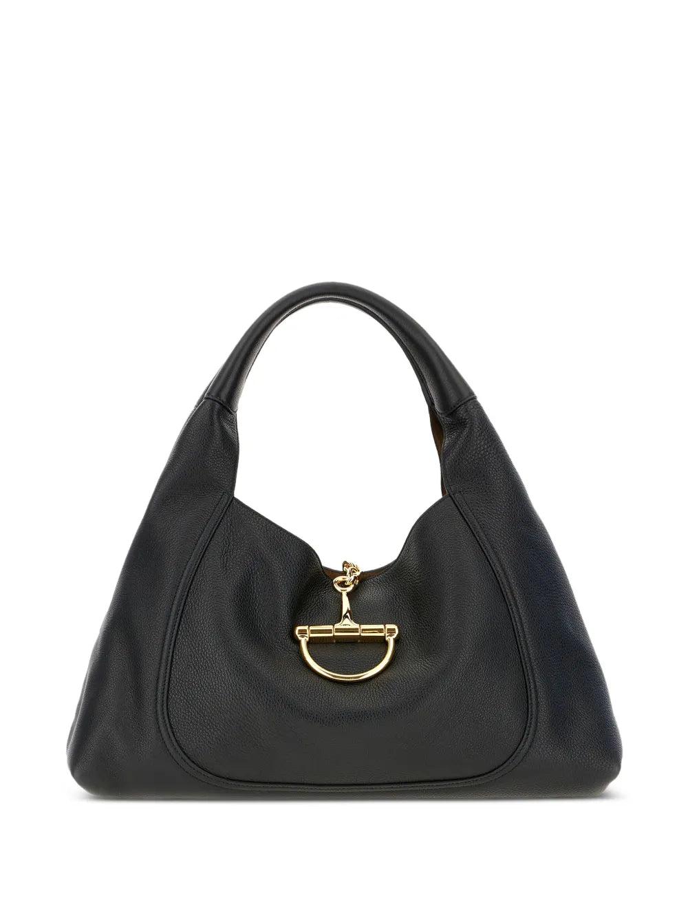 Gucci Large Softbit Leather Shoulder Bag — Same as shown — Size One Size — Front View