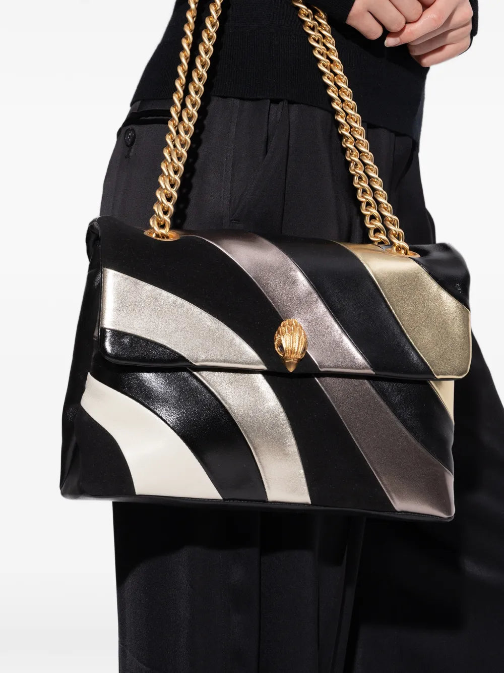Kurt Geiger London Large Kensington Chain Shoulder Bag — Same as shown — Size One Size — Side View