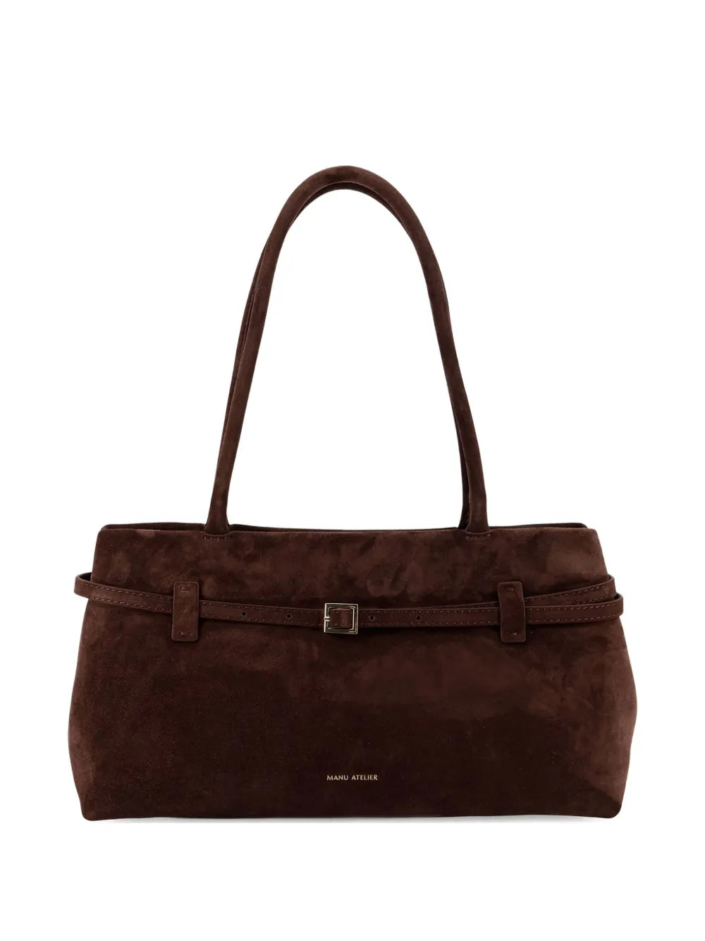 Manu Atelier Le Cambon East West Suede Bag — Same as shown — Size One Size — Front View