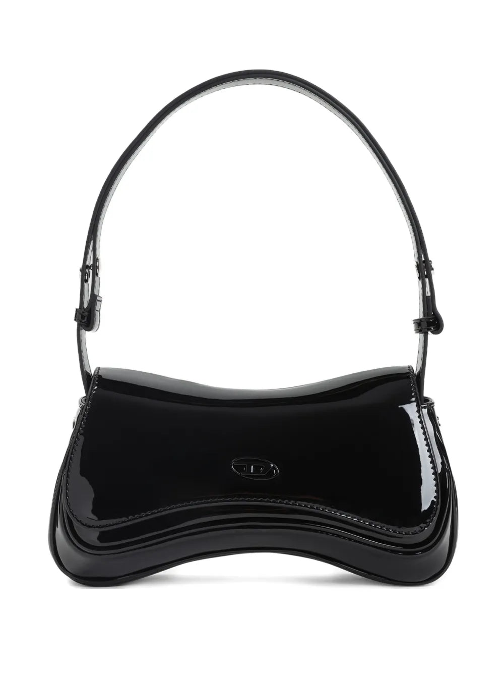 Diesel Logo Plaque Shoulder Bag — Same as shown — Size One Size — Front View