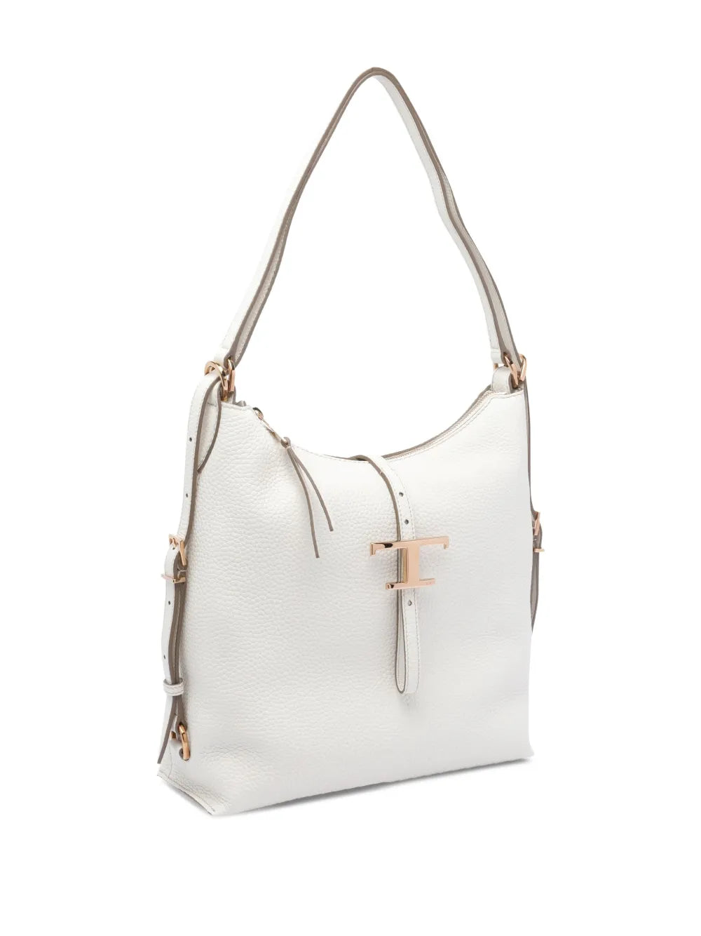 Tods T Timeless Zip Shoulder Bag — Same as shown — Size One Size — Side View