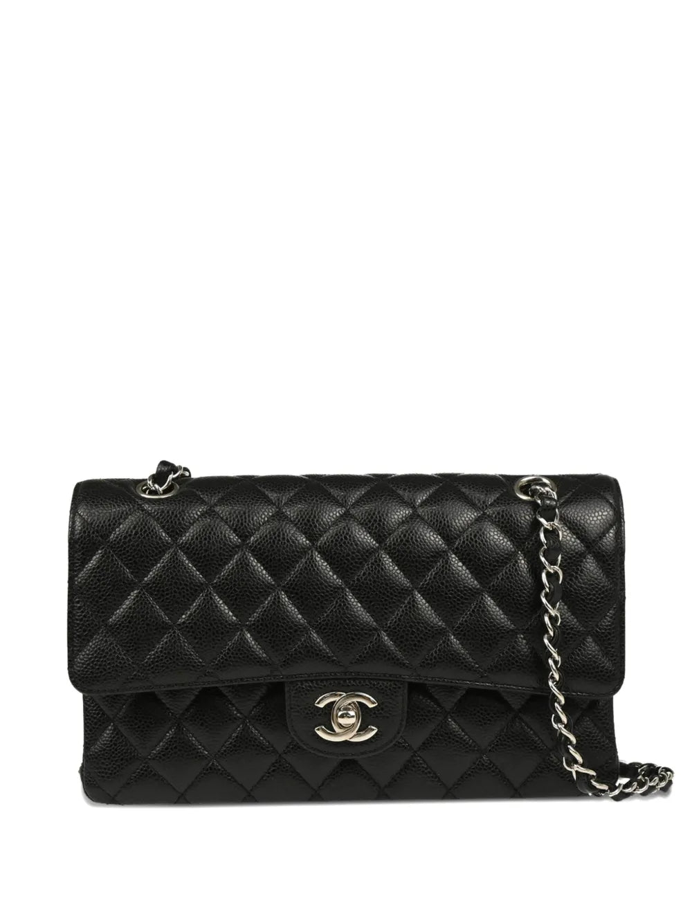 Chanel Pre Owned 2017 Medium Classic Double Flap Shoulder Bag — Same as shown — Size One Size — Front View