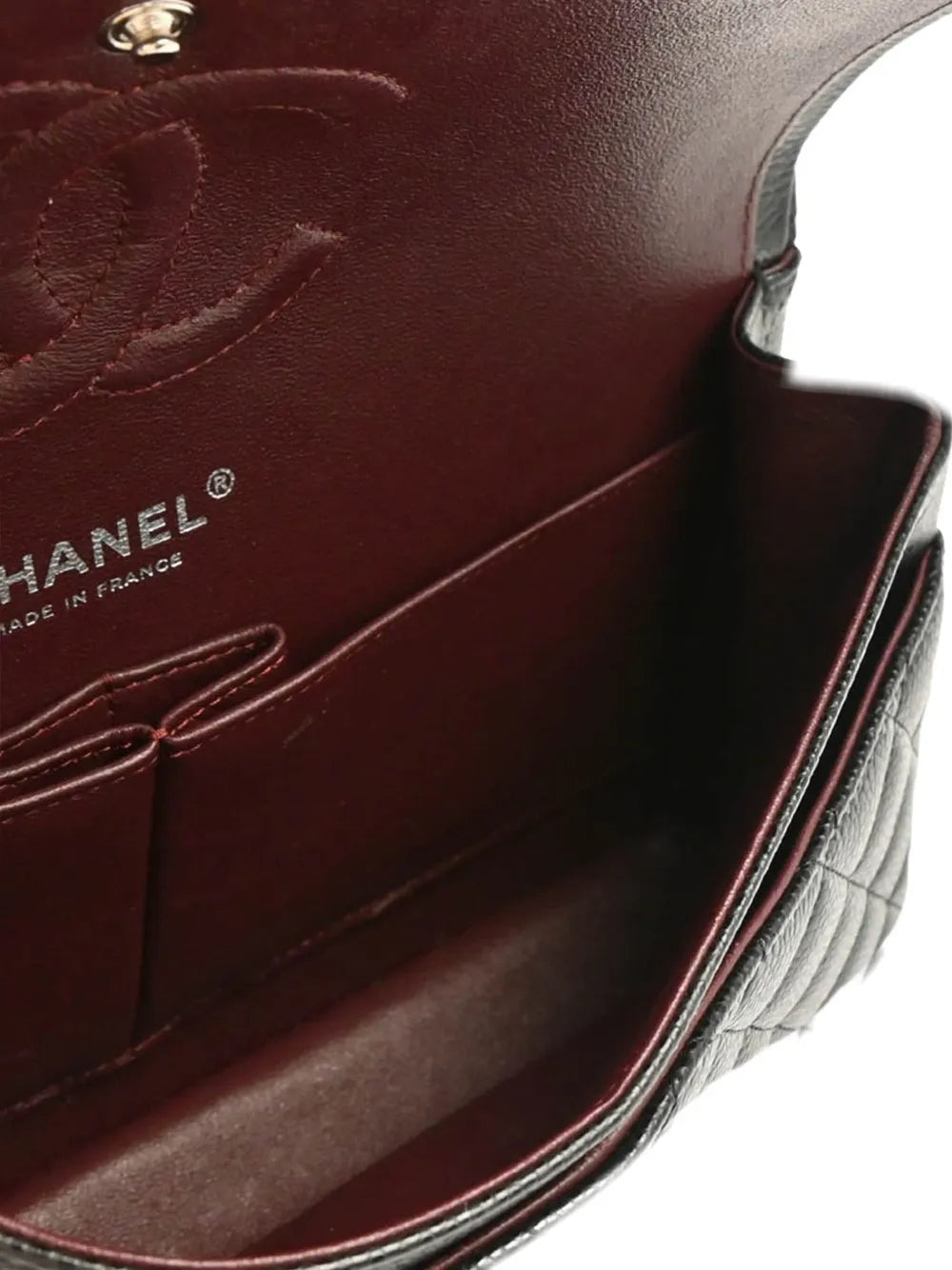 Chanel Pre Owned 2017 Medium Classic Double Flap Shoulder Bag — Same as shown — Size One Size — Top View