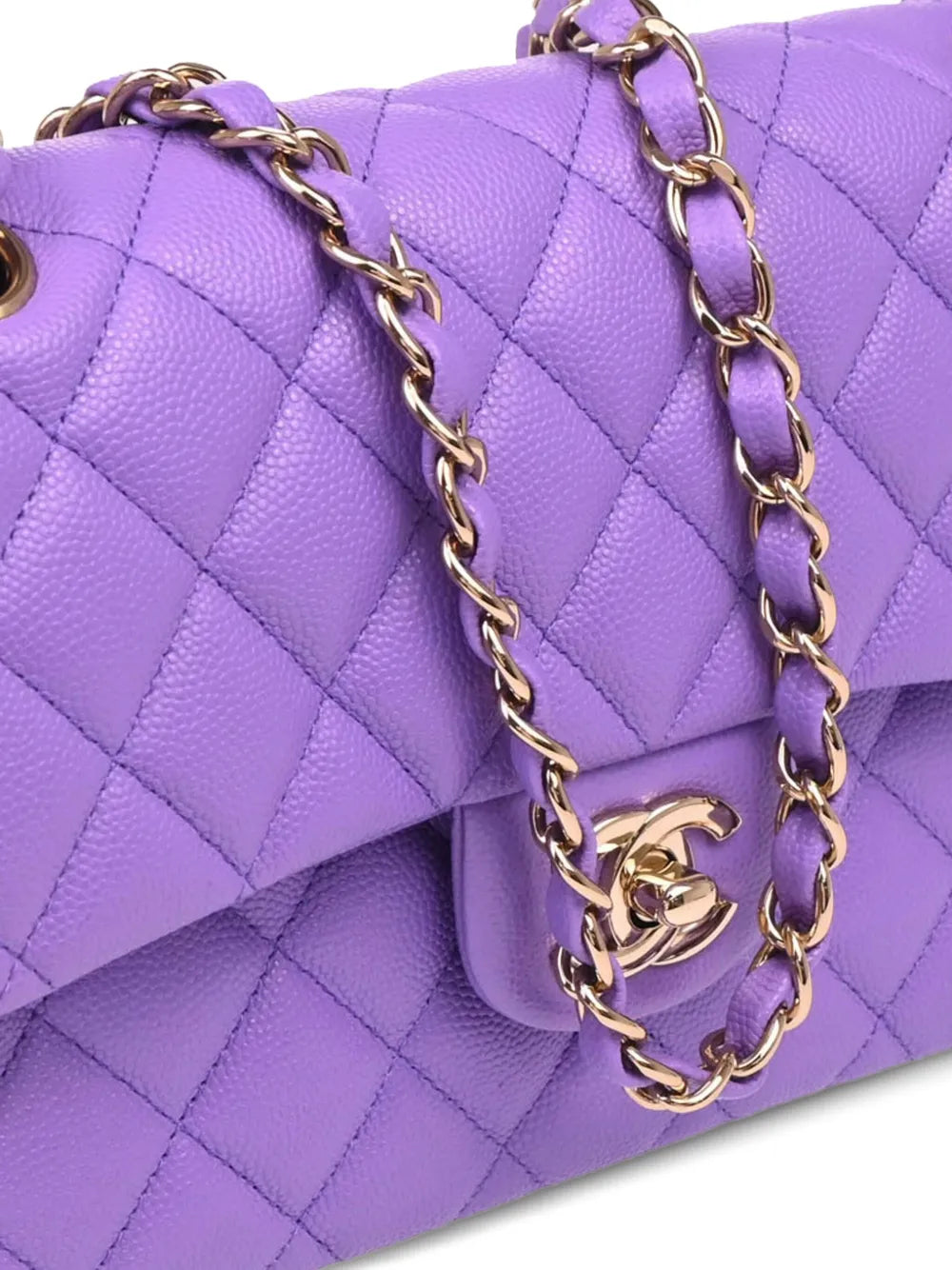 Chanel Pre Owned 2020 Small Classic Double Flap Shoulder Bag — Same as shown — Size One Size — Back View