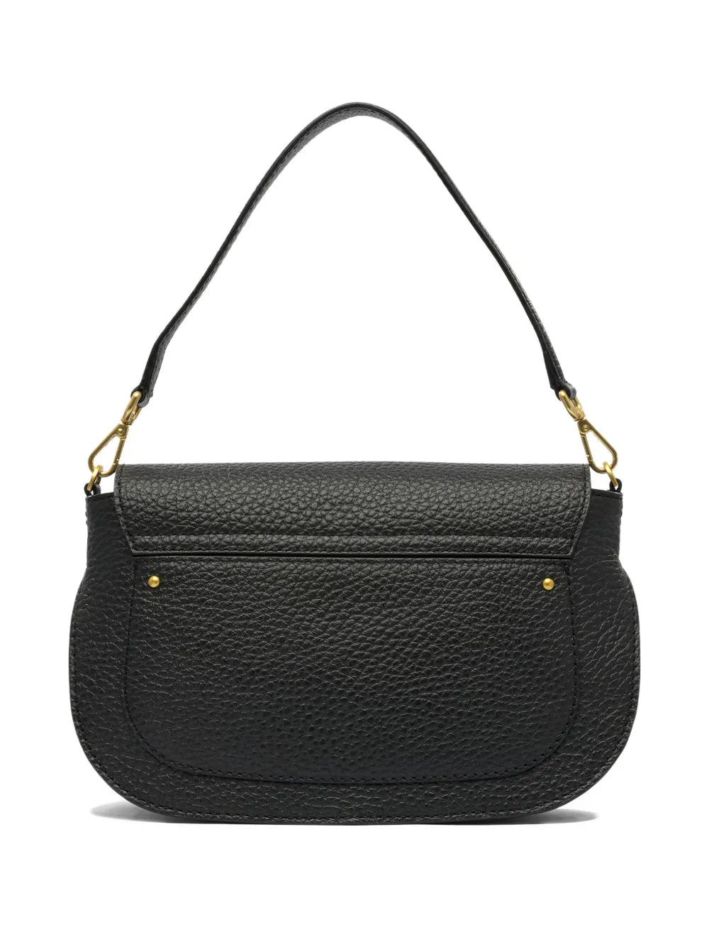 Gianni Chiarini Brooke Pebble Leather Curved Shoulder Bag — Same as shown — Size One Size — Side View