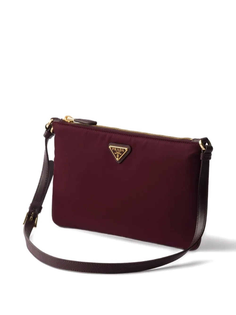 Prada Small Triangle Logo Shoulder Bag — Same as shown — Size One Size — Back View