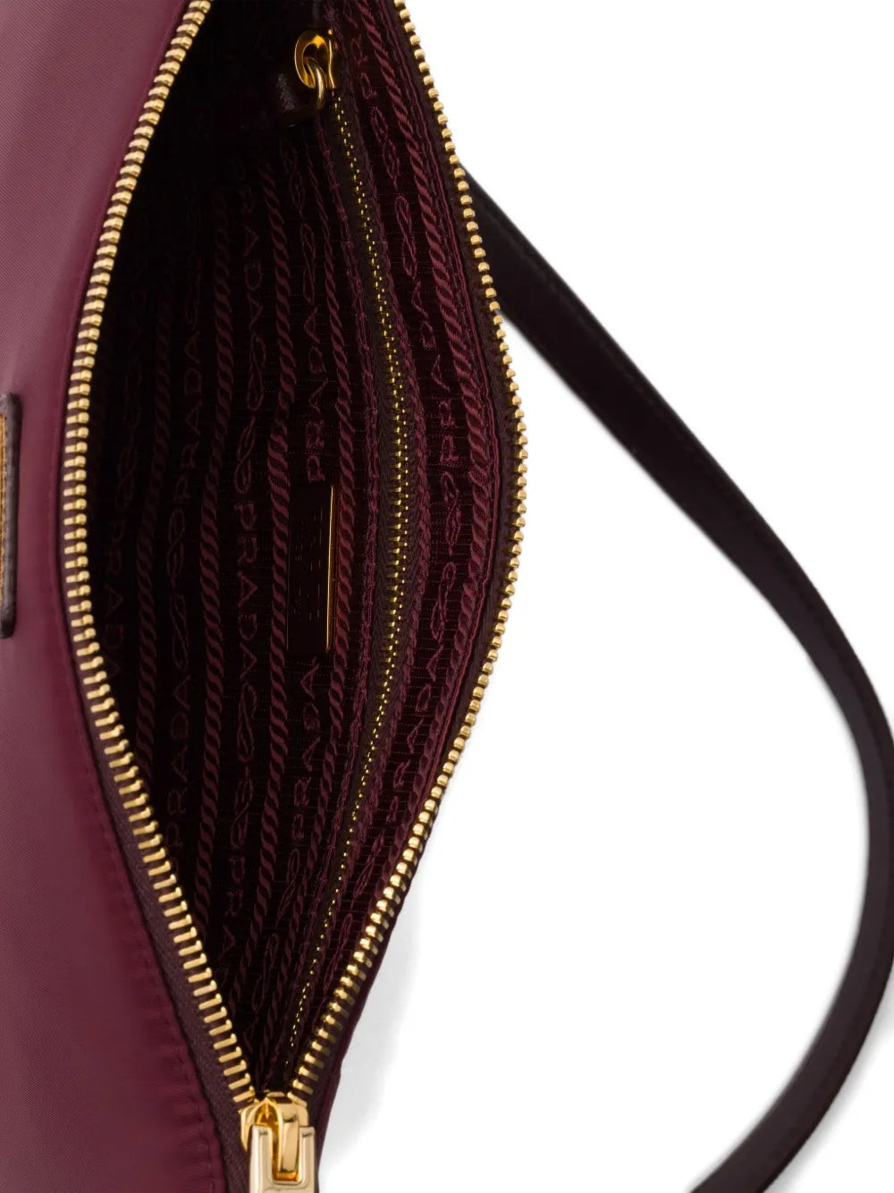 Prada Small Triangle Logo Shoulder Bag — Same as shown — Size One Size — Top View