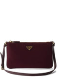 Prada Small Triangle Logo Shoulder Bag — Same as shown — Size One Size — Front View