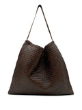 Dragon Diffusion Woven Leather Shoulder Bag — Same as shown — Size One Size — Front View
