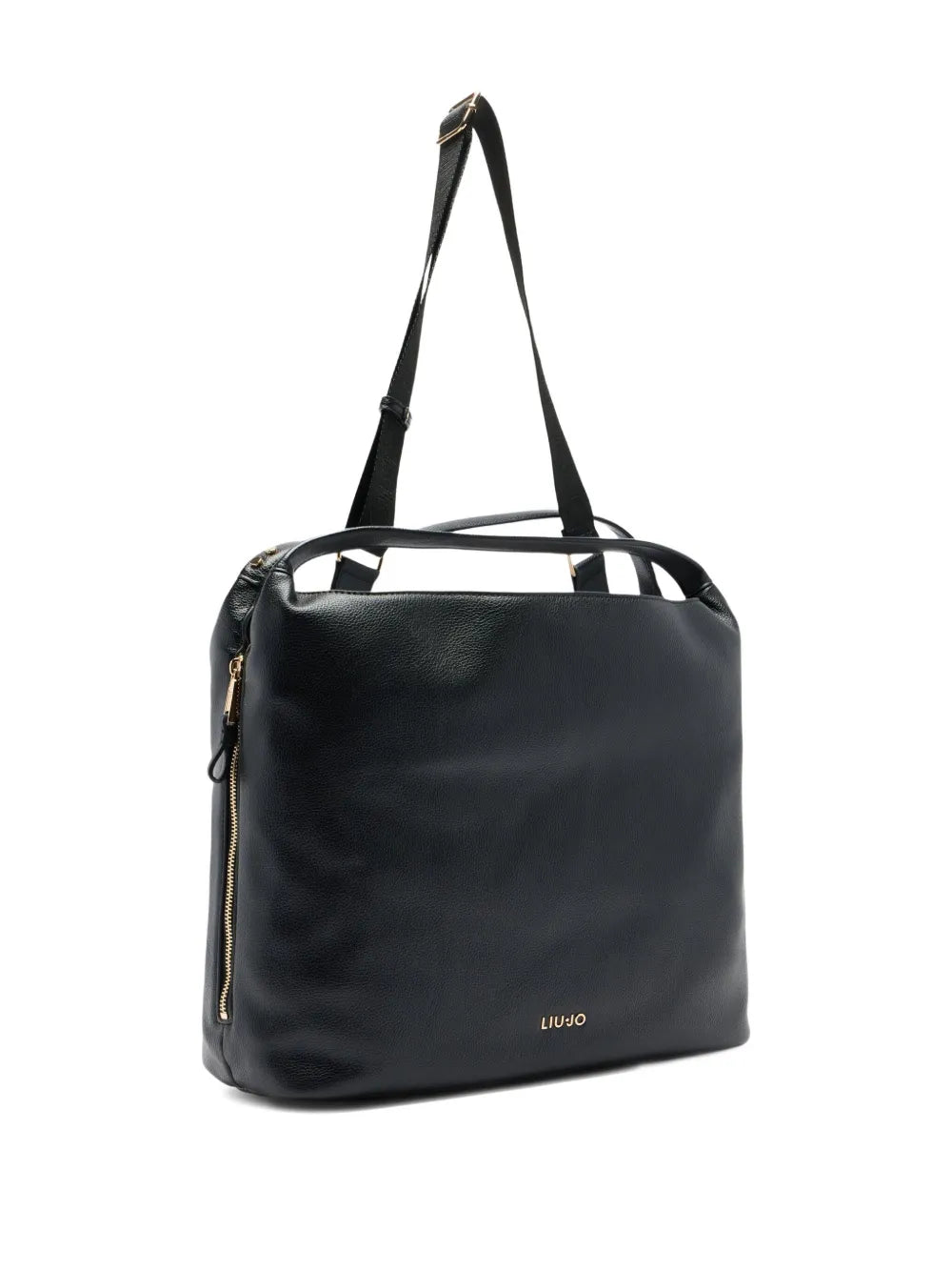 Liu Jo Large Embossed Logo Shoulder Bag — Same as shown — Size One Size — Side View