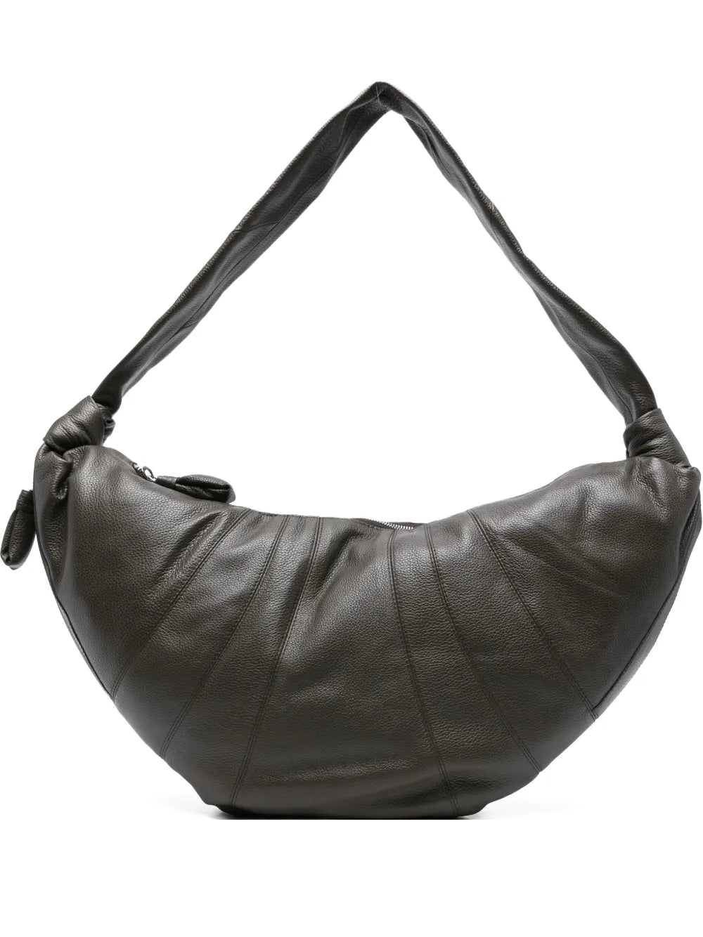 Lemaire Croissant Knotted Leather Shoulder Bag — Same as shown — Size One Size — Front View