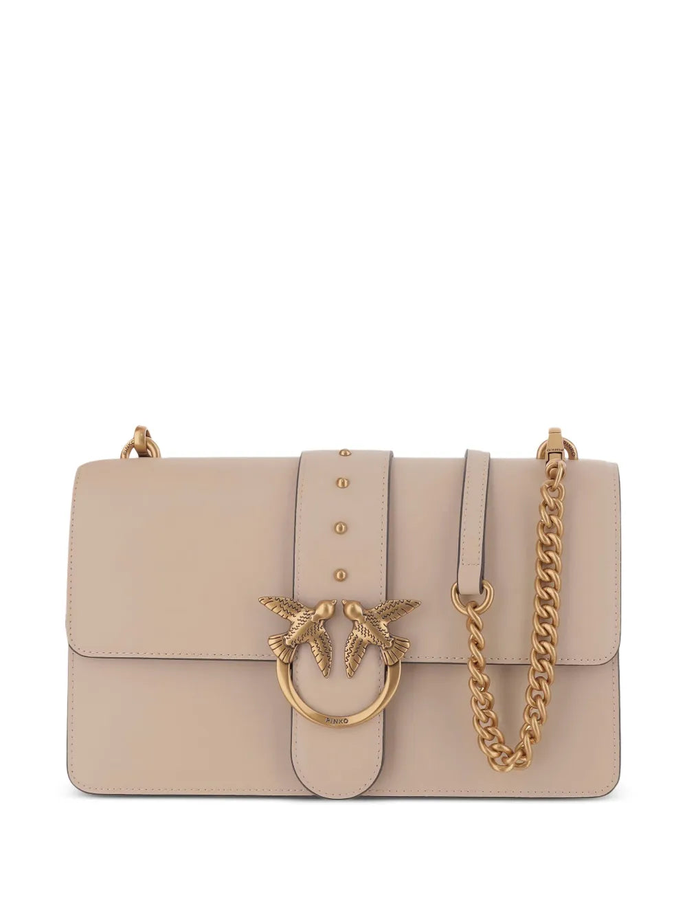 Pinko Love Birds Buckle Shoulder Bag — Same as shown — Size One Size — Back View